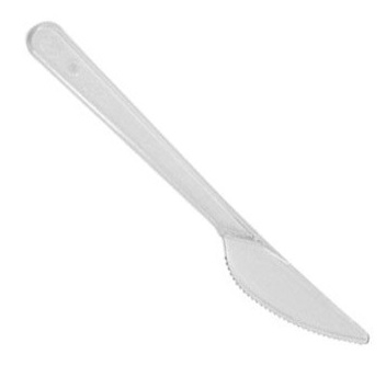 Нож 18 см прозрачный "Премиум" ПС