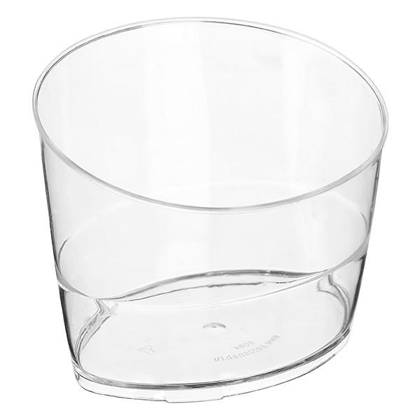 Чашка "Колоннаде" 120 мл прозрачная ПС