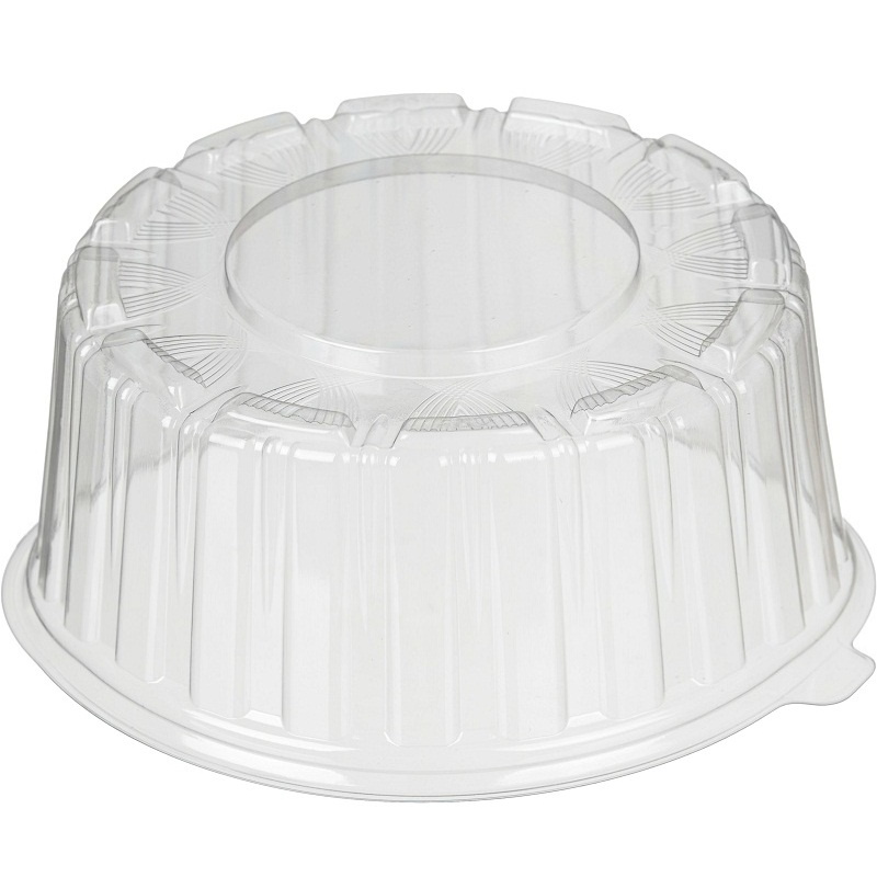 Крышка для торта на 0,8 кг d 166 мм h 69,5 мм (внутренние), БОПС (дно 240019)