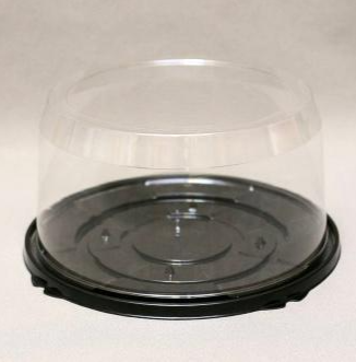 Крышка для торта 1750 мл 198х198 мм h 66 мм, ПЭТ (дно 240189)