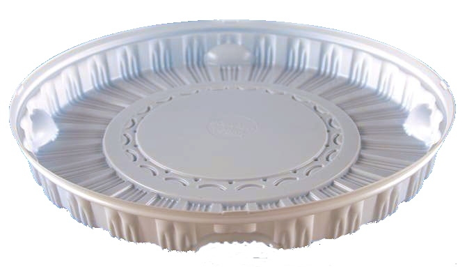 Дно для торта d 260 мм (внутренний) белое, ПС (крышка 240320)