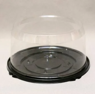 Дно для торта d 274 мм h 132 мм коричневое, ПЭТ (крышка 240526)