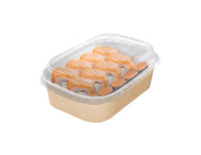 Крышка полукупол 178х126х26 мм ПЭТ (контейнер 272720, 272723, 272726)