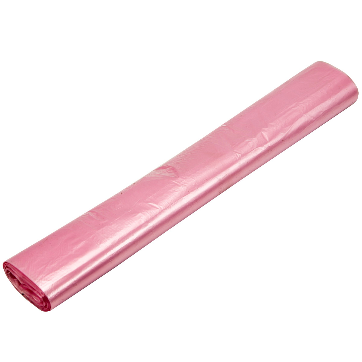Пакет фасовочный розовый ПНД 30х40 см 8 мкм, рулон 75 штук