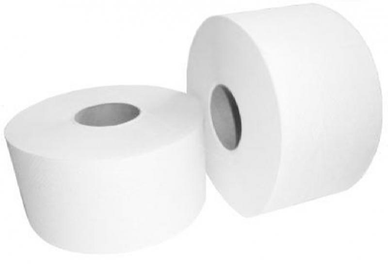 Туалетная бумага профессиональная (система Т2) 2 слоя белая 120 м на втулке 
