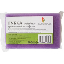 Губка для ванной и кафеля "Айсберг" 12х8,5х5 см