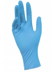 Перчатки нитрил голубые размер М 100 шт/уп