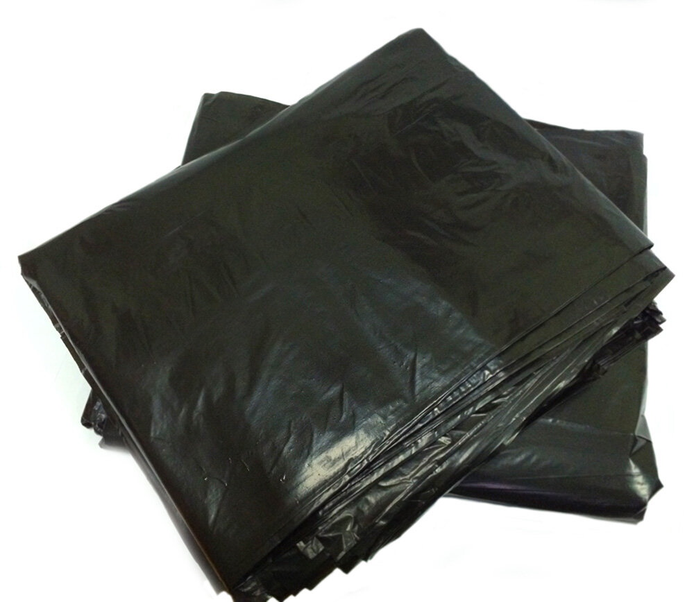 Мешок для мусора 270 литров чёрный, ПВД, 50 шт/уп