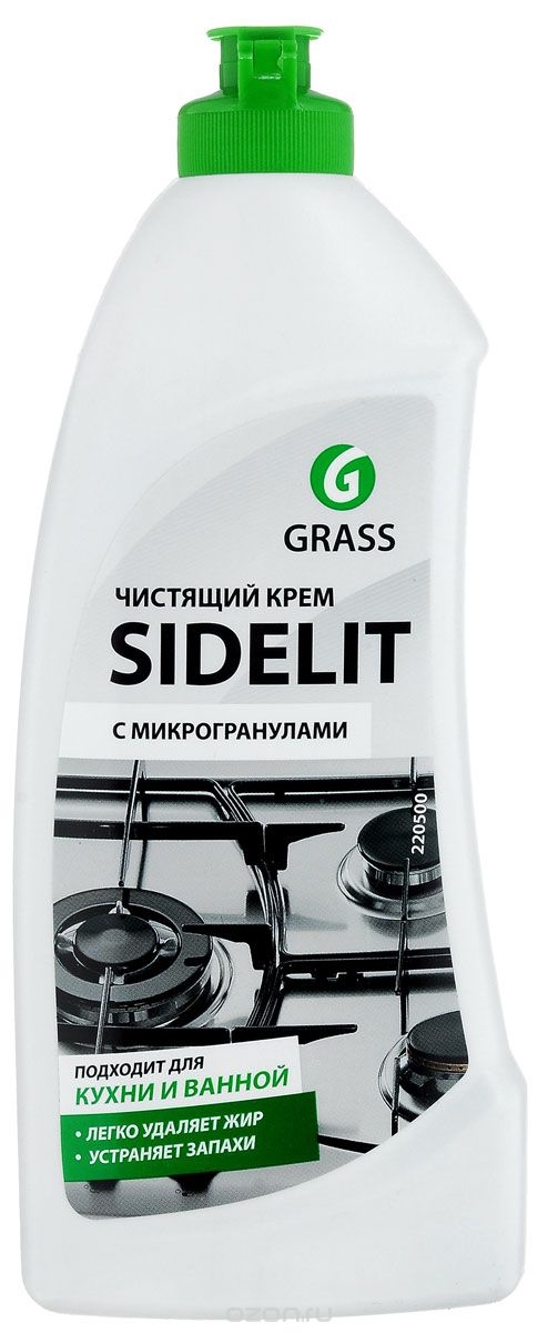 ГРАСС SIDELIT 500 мл чистящий крем для кухни и ванной комнаты