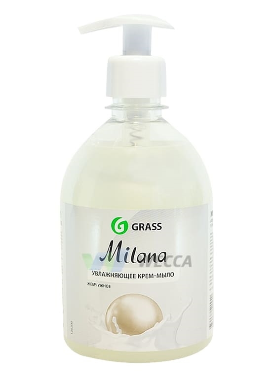 ГРАСС MILANA 500 мл "Жемчужное" крем-мыло жидкое увлажняющее, с дозатором