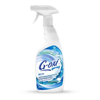 ГРАСС "G-OXI Spray" 600 мл пятновыводитель-отбеливатель для белых тканей, с триггером